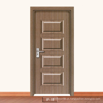 TOF Australia padrão Modern PVC revestido com MDF Door Interior MDF